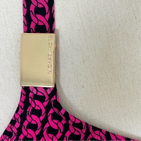 MICHAEL KORS Asymmetric One Shoulder Cutout One-Piece Swimsuit--12 - Picture 7 of 14